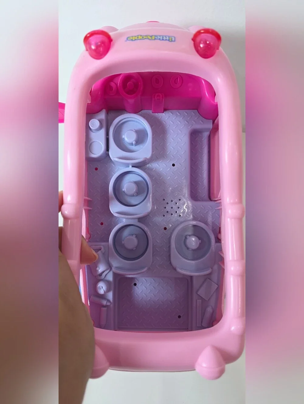 Fisher Price Little People Lil Movers Pink School Bus